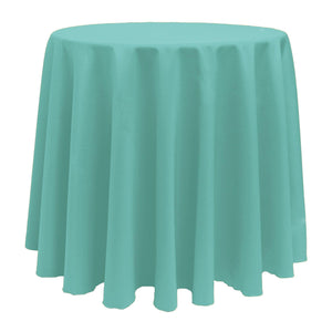 Caribbean 132" Round Poly Premier Tablecloth - Premier Table Linens - PTL 