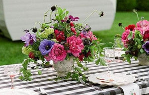 Gingham tablecloth, wedding tablecloth, outdoor wedding 