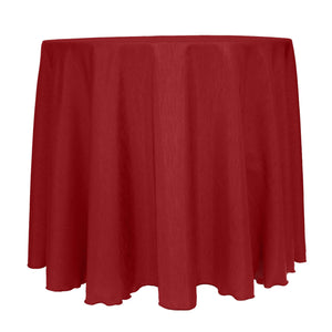 Cherry Red 132" Round Majestic Tablecloth - Premier Table Linens - PTL 