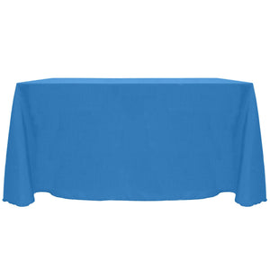 Cobalt 90" x 132" Rectangular Majestic Tablecloth - Premier Table Linens - PTL 
