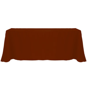 Copper 90" x 132" Rectangular Poly Premier Tablecloth - Premier Table Linens - PTL 