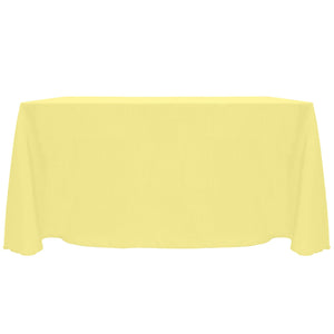 Cornsilk 90" x 132" Rectangular Majestic Tablecloth - Premier Table Linens - PTL 