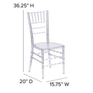Crystal Ice Forte Chiavari Chair - Premier Table Linens - PTL 