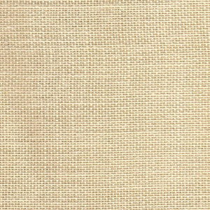 Close up of Burlap material in a cream white color