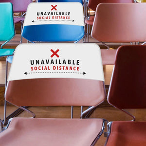 Various Printed Spandex Chair Back Covers for the social distancing program