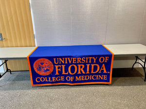 Deluxe Custom Printed Table Runner for the University of Florida