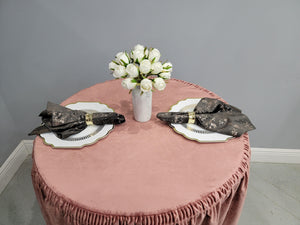 Dozen Etched Velvet Napkins - Premier Table Linens - PTL 