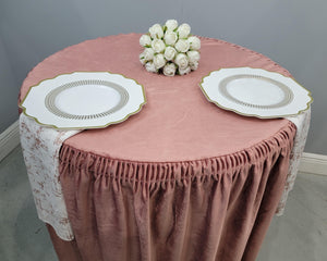Dozen Etched Velvet Napkins - Premier Table Linens - PTL 