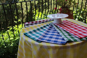 Gingham checker napkins  - Premier Table Linens - PTL 