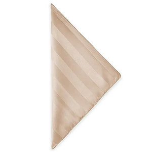 Dozen Poly Stripe Napkins - Premier Table Linens