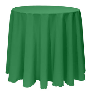 Emerald 120" Round Poly Premier Tablecloth - Premier Table Linens - PTL 