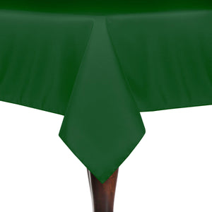 Emerald 90" x 90" Square Poly Premier Tablecloth - Premier Table Linens - PTL 