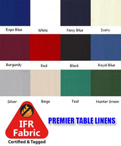 Fire Retardant Table Skirt - Premier Table Linens - PTL 