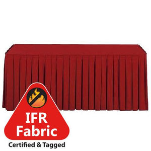 Fire Retardant Table Skirt - Premier Table Linens - PTL 