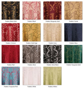 Chopin Damask color swatches 