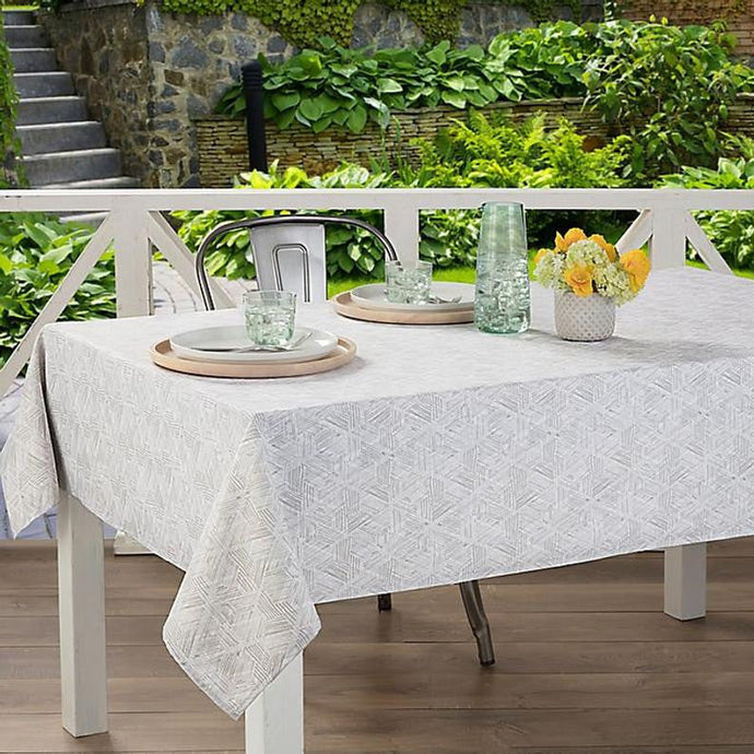 Outdoor Tablecloth With Umbrella Hole and Zipper - Premier Table Linens - PTL 