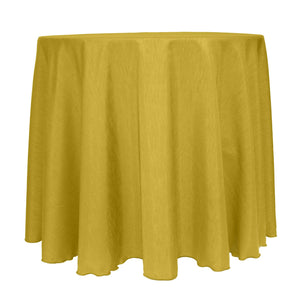 Gold 132" Round Majestic Tablecloth - Premier Table Linens - PTL 