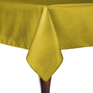 Gold 72" x 72" Square Majestic Tablecloth - Premier Table Linens - PTL 