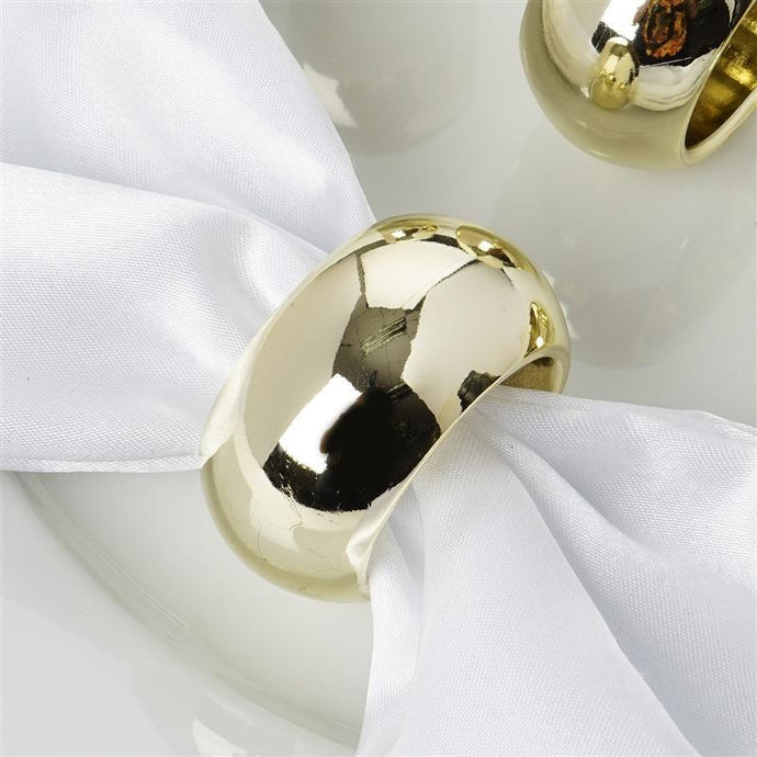 Gold Acrylic Napkin Ring - Premier Table Linens - PTL 