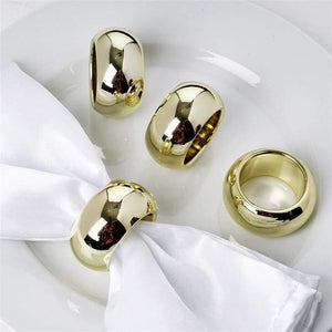 Gold Acrylic Napkin Ring - Premier Table Linens - PTL 