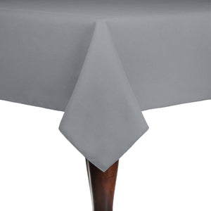 Grey 72" x 72" Square Spun Poly Tablecloth - Premier Table Linens - PTL 