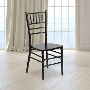 Hercules Premium Black Wood Chiavari Chair - Premier Table Linens - PTL 