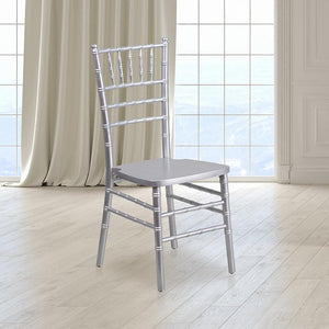 Hercules Premium Silver Wood Chiavari Chair - Premier Table Linens - PTL 