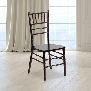 Hercules Premium Walnut Wood Chiavari Chair - Premier Table Linens - PTL 