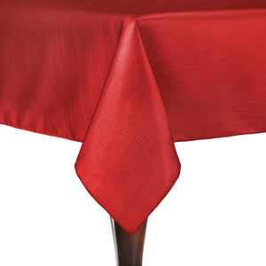 Holiday Red 72" x 72" Square Majestic Tablecloth - Premier Table Linens - PTL 