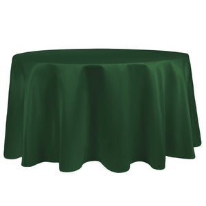 Hunter 120" Round Duchess Satin Tablecloth - Premier Table Linens - PTL 