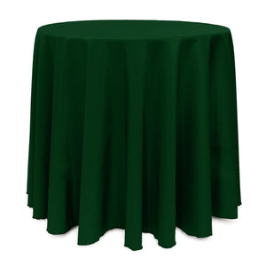 Hunter 132" Round Poly Premier Tablecloth - Premier Table Linens - PTL 