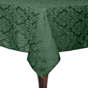 Hunter 60" x 120" Rectangular Saxony Damask Tablecloth - Premier Table Linens - PTL 