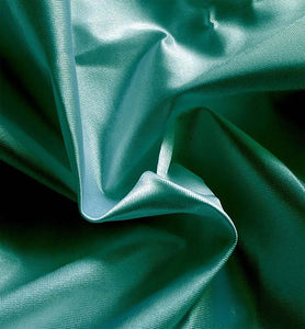Hunter Green 60" x 108" Rectangular Poly Knit Satin Table Topper - Premier Table Linens - PTL 