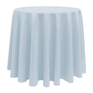 Ice Blue 108" Round Poly Premier Tablecloth - Premier Table Linens - PTL 