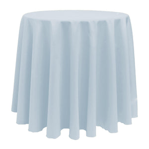 Ice Blue 120" Round Poly Premier Tablecloth - Premier Table Linens - PTL 