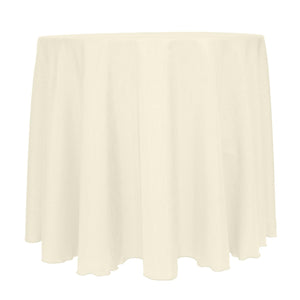 Ivory 90" Round Majestic Tablecloth - Premier Table Linens - PTL 