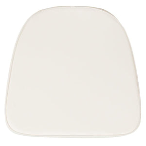 Ivory Fabric Chiavari Chair Cushion - Soft, 1.75" - Premier Table Linens - PTL 
