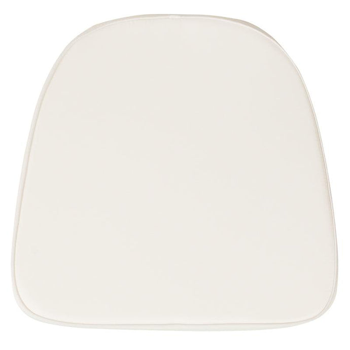 Ivory Fabric Chiavari Chair Cushion - Soft, 1.75