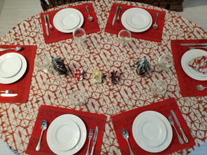 Jacquard Christmas Placemats - Premier Table Linens - PTL 