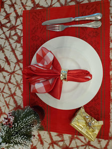 Jacquard Christmas Placemats - Premier Table Linens - PTL 