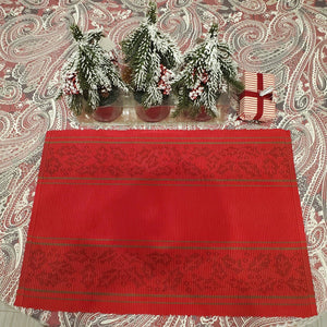 Jacquard Christmas Placemats - Premier Table Linens - PTL 