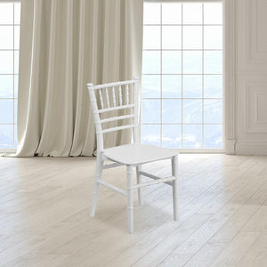 Kids White Resin Chiavari Chair - Premier Table Linens - PTL 