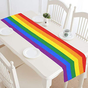 LGBT Gay Pride Rainbow Table Runner - Premier Table Linens - PTL 