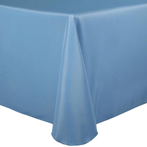 Light Blue 60" x 120" Rectangular Poly Premier Tablecloth - Premier Table Linens - PTL 