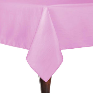 Light Pink 72" x 72" Square Majestic Tablecloth - Premier Table Linens - PTL 