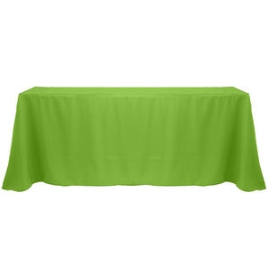 Lime 90" x 156" Rectangular Poly Premier Tablecloth - Premier Table Linens - PTL 