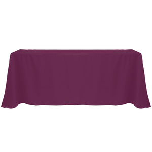 Magenta 90" x 156" Rectangular Poly Premier Tablecloth - Premier Table Linens - PTL 