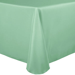 Mint 60" x 120" Rectangular Poly Premier Tablecloth - Premier Table Linens - PTL 