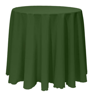 Moss 132" Round Poly Premier Tablecloth - Premier Table Linens - PTL 
