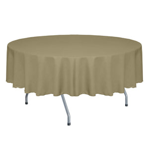 Natural 90" Round Havana Tablecloth - Premier Table Linens - PTL 